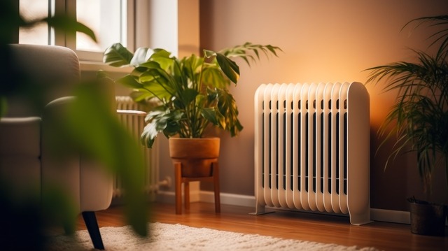 Heater On The Wall In The Room Generative Ai