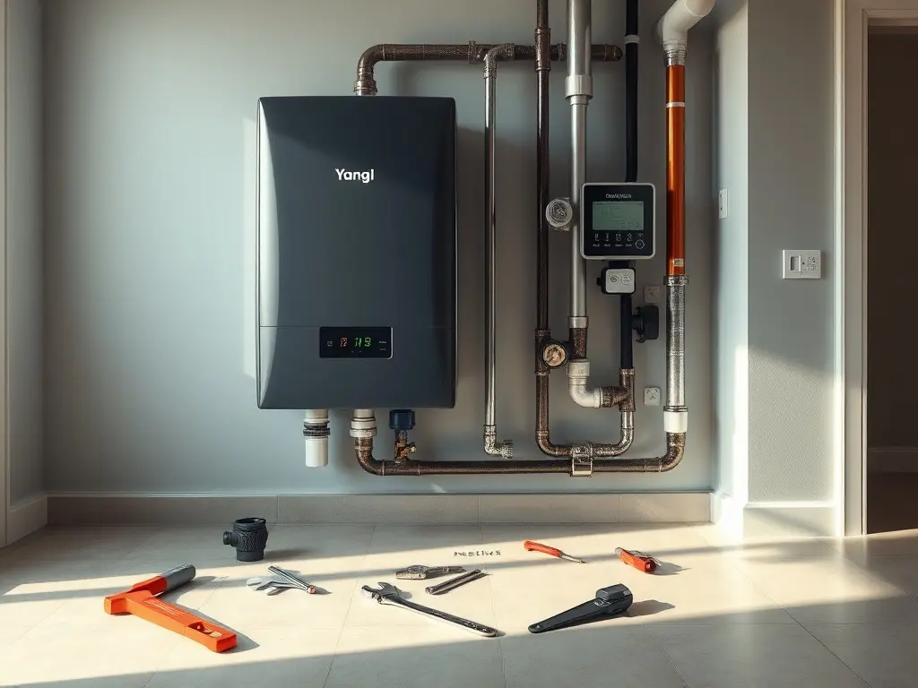 Installation Chaudière Gaz Sol